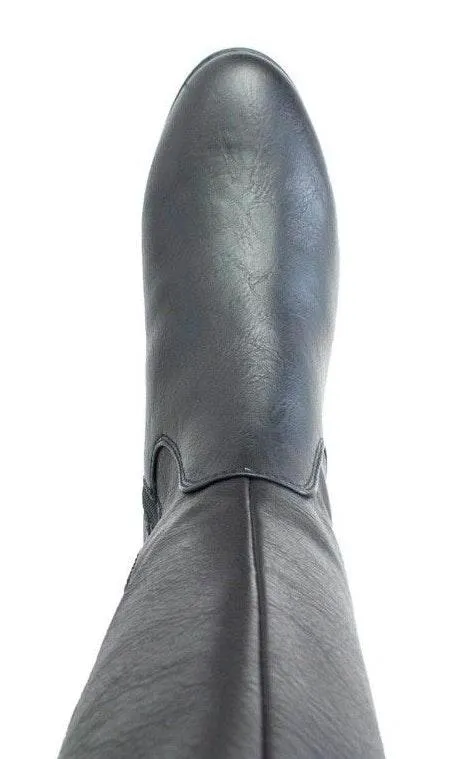 Over The Knee Boot Black Size 6 - Image 6