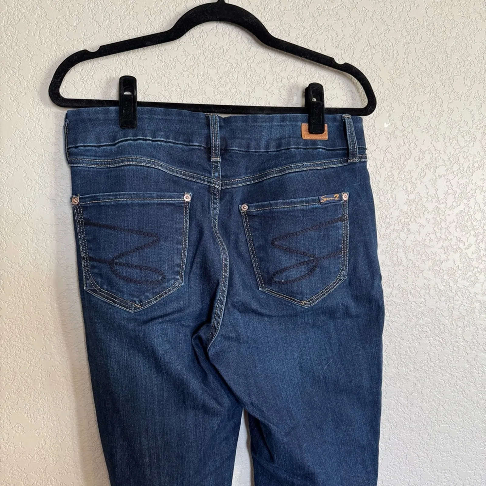 Seven7 Size 10 Tummyless High Rise Skinny‎ Jeans - Image 4