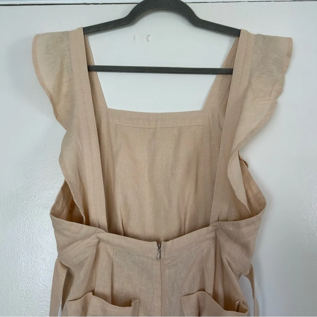 Anthropologie Rue Stiic Lucia Romper Husk Small - Image 6