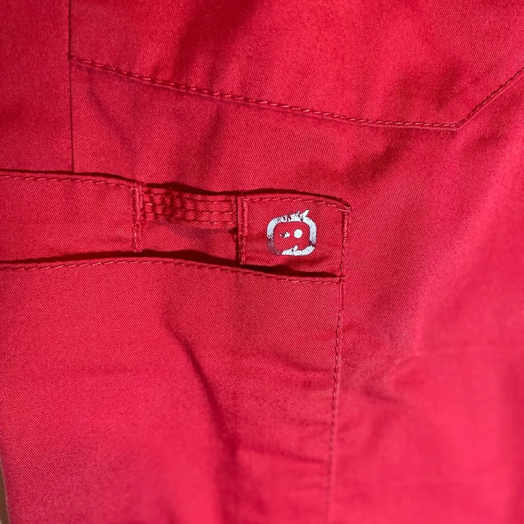 WonderWink Indiana University Scrub Pants w Drawstring XS EUC - Image 5