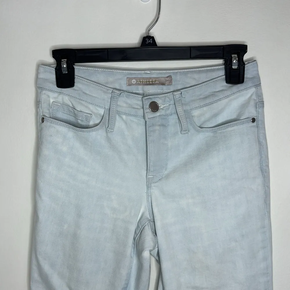 Athleta Sculptek Light Blue skinny Jeans Size 2P - Image 4