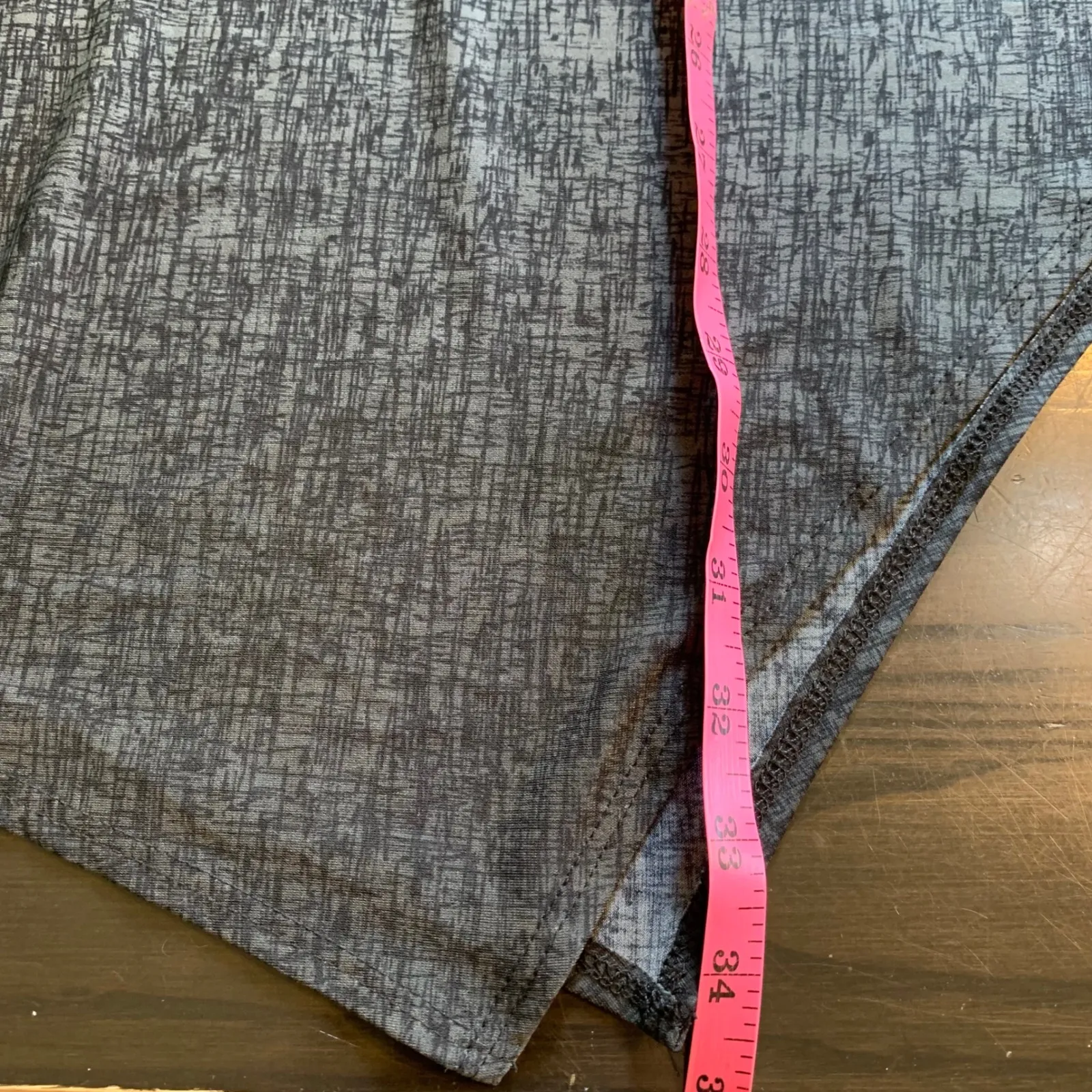 Clara Sun Woo Tunic Top Small Gray Black Ombre Asymmetrical Hem Made USA Comfort - Image 8