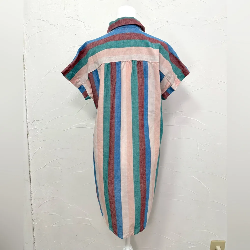 Madewell Central Shirtdress in Flagstaff Stripe - Image 7