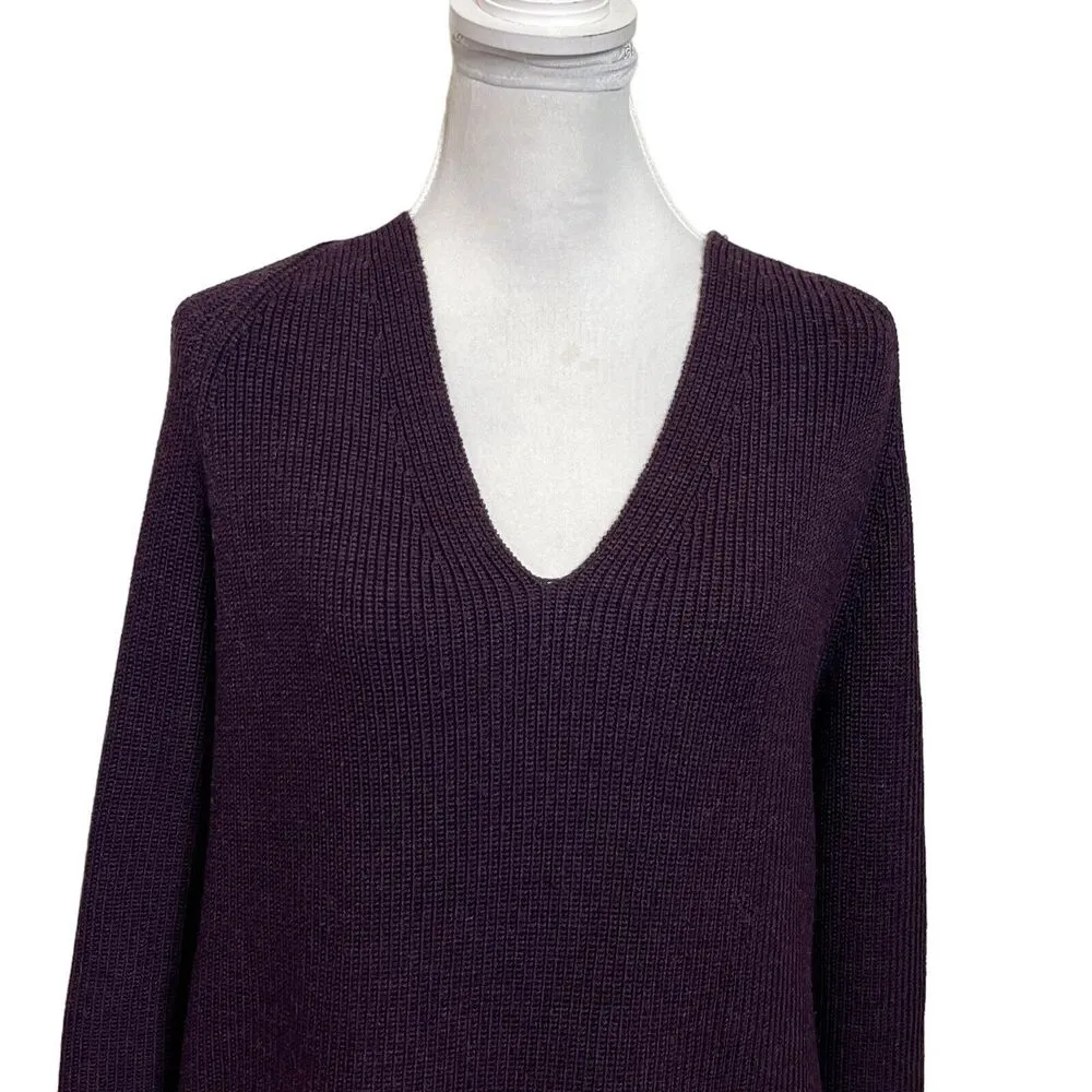 Athleta Switchback Pullover Sweater Auberge Heather Long Sleeves Womens Size XS - Image 2
