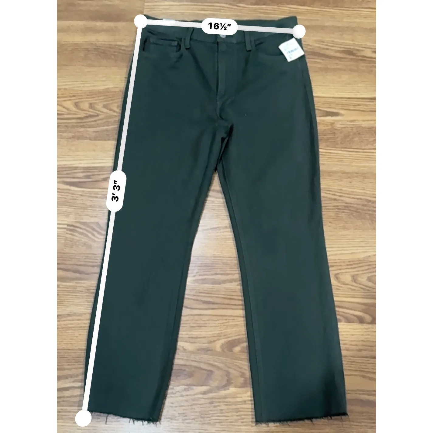 Frank & Eileen Green olive The Everyday Straight Leg Jeans 30 - Image 6