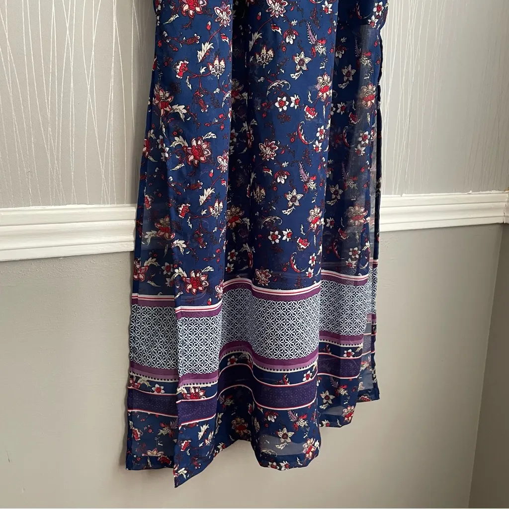 DIVIDED by H&M Floral Print Maxi Halter Dress Size 6 - Image 9