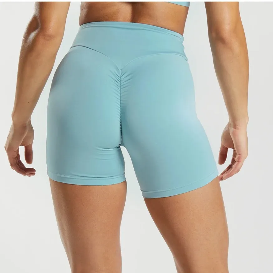 NWT Gymshark Women’s Green Small REPS POWER TIGHT SHORTS - Image 2