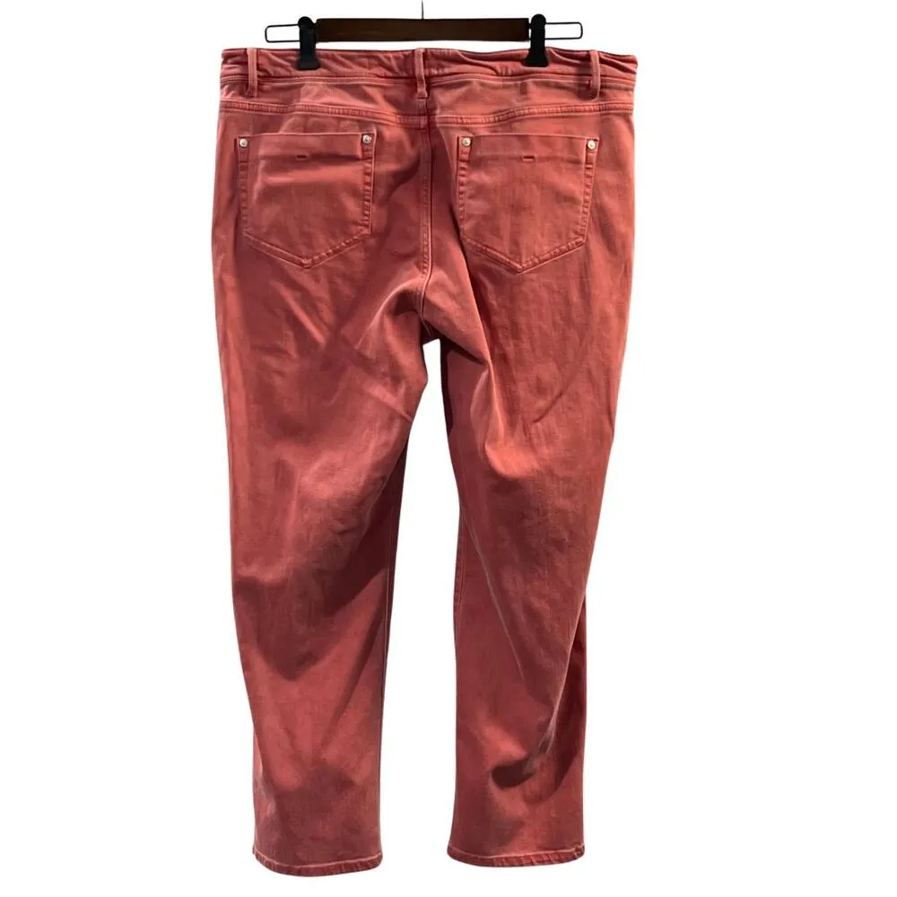 J. Jill Women's Coral Slim Ankle Jeans Size 16P - Image 2