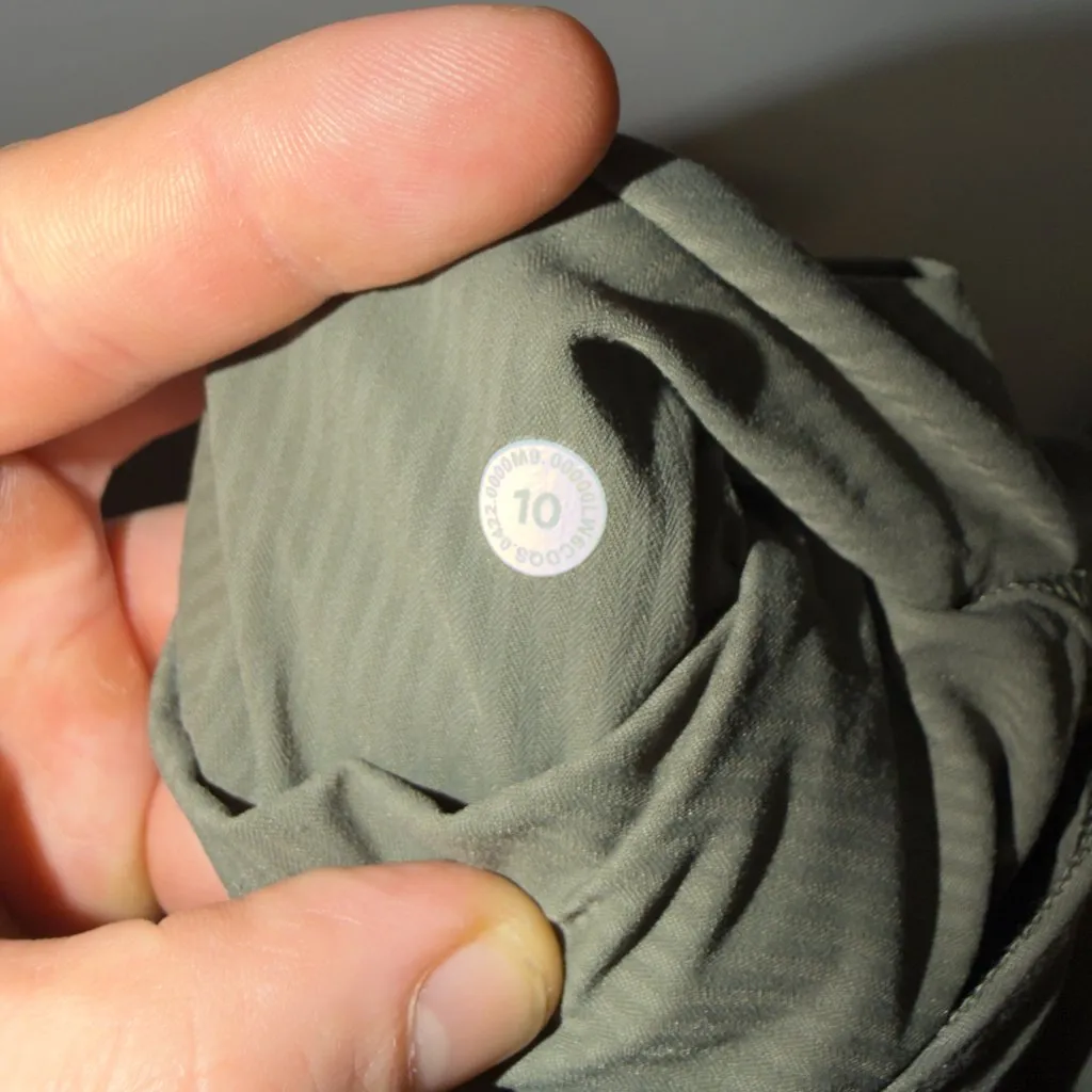 Lululemon Dance Studio Ankle Pants Size 10 Olive Lightweight - Image 8