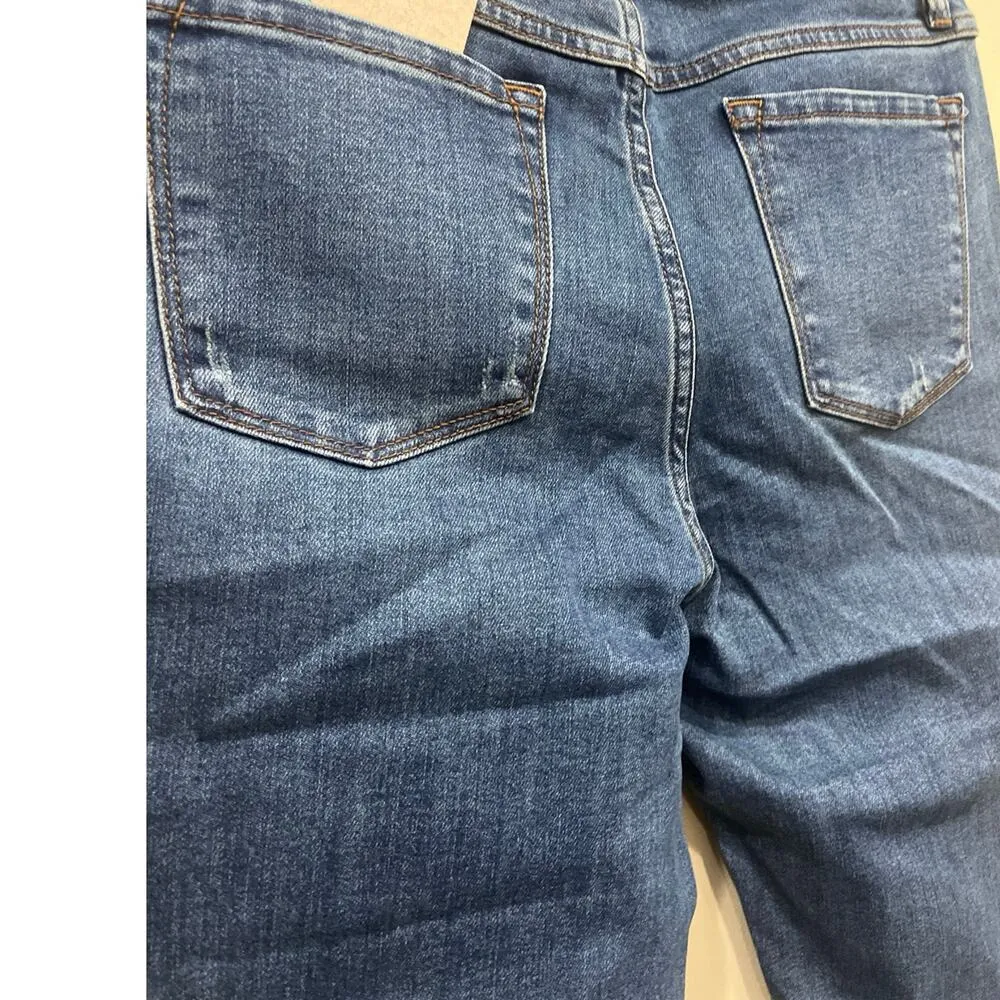 PrAna Denim Jeans Skinny Fit Stretch Organic Cotton blend Distressed Women’s 6 - Image 5