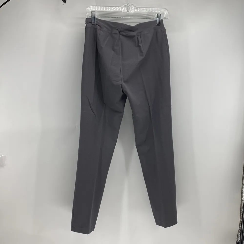 Eileen Fisher WASHABLE STRETCH CREPE PANT SLIM FIT, ANKLE LENGTH graphite - Image 7