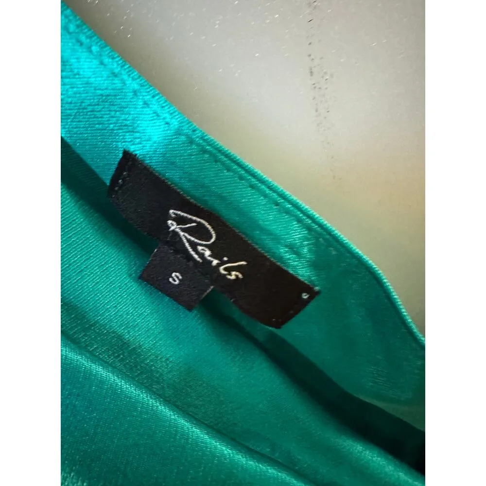 Rails Womens One Shoulder Sleeveless Mae Blouse Jade Green Size Small (New) - Image 4