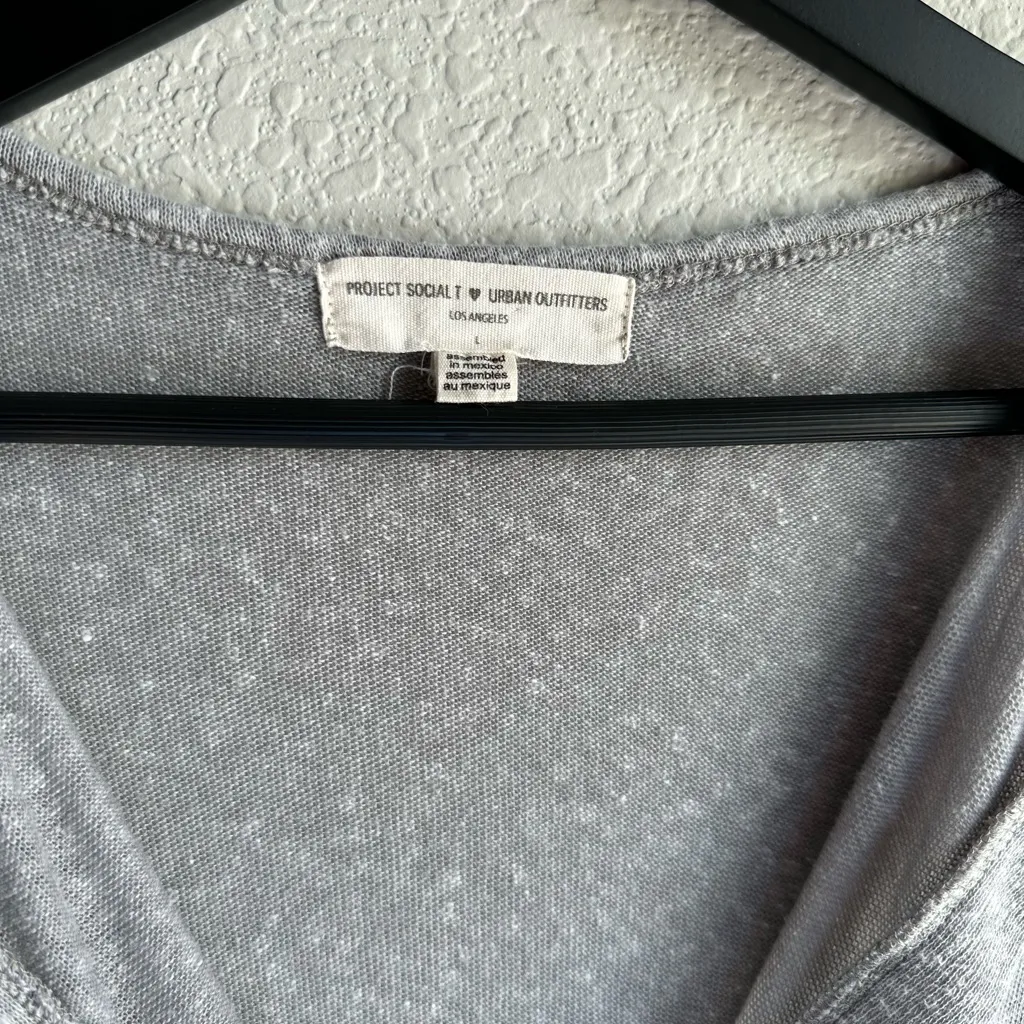 🩶Project Social T Urban Outfitters Gray Oversized Boxy Tee - Image 5