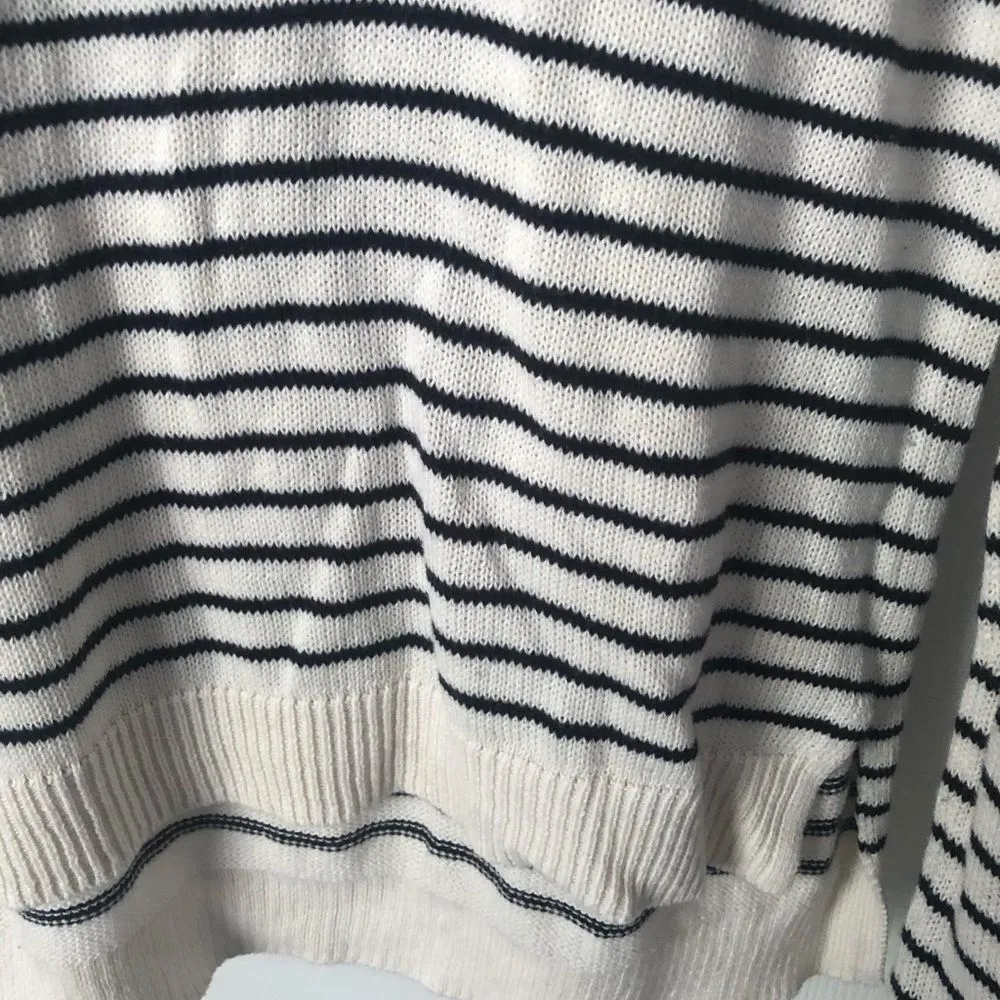 Outfitters cotton Stripe Sweater women size small p - Image 3