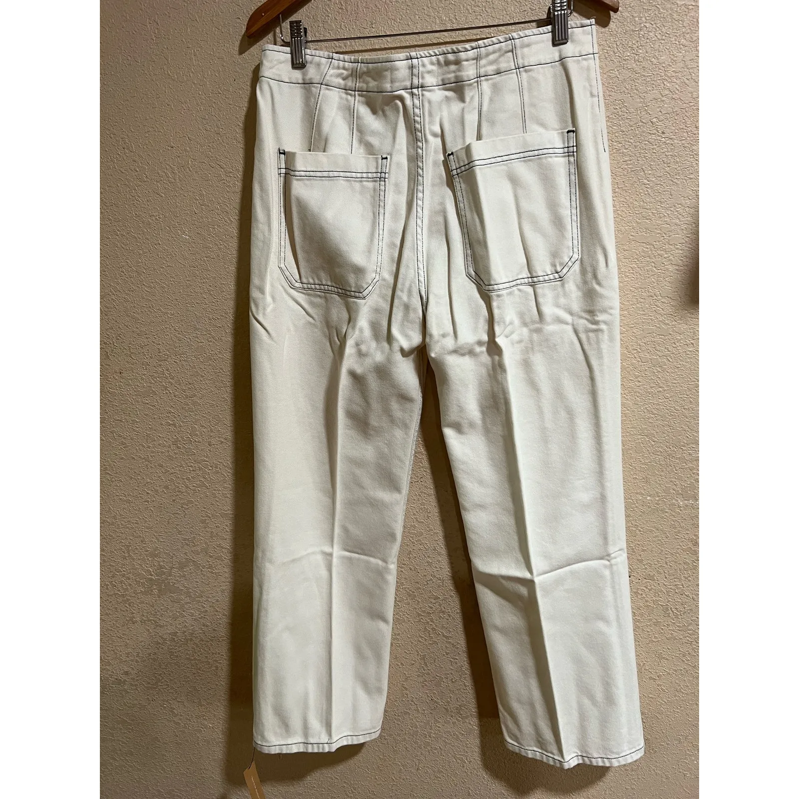 NWT Reformation Eloise High rise wide leg jeans 31 - Image 3