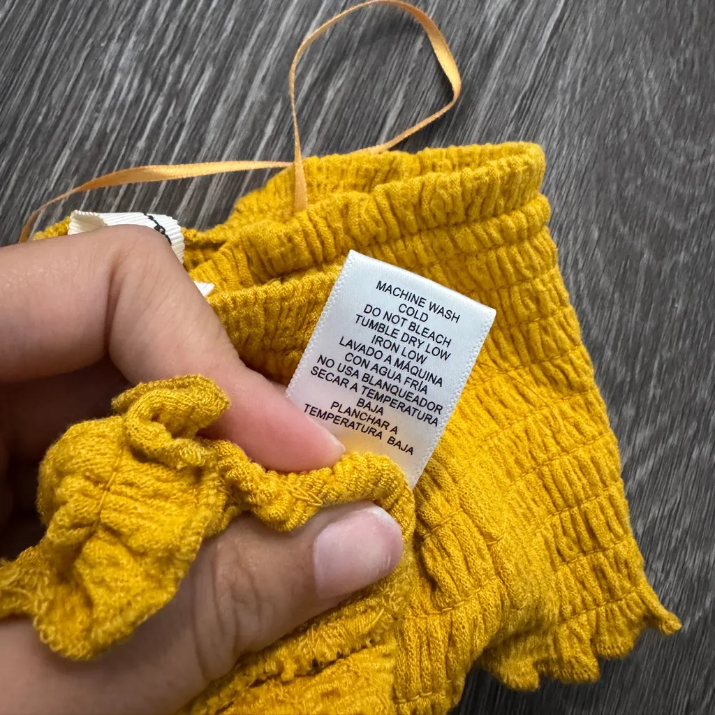 Yellow Off the Shoulder Top - Image 7