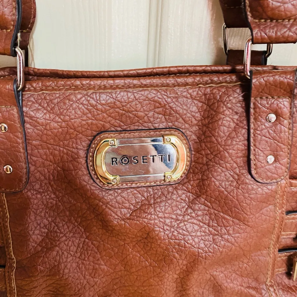 Rosetti Tan Braided Strap Shoulder Bag - Image 2