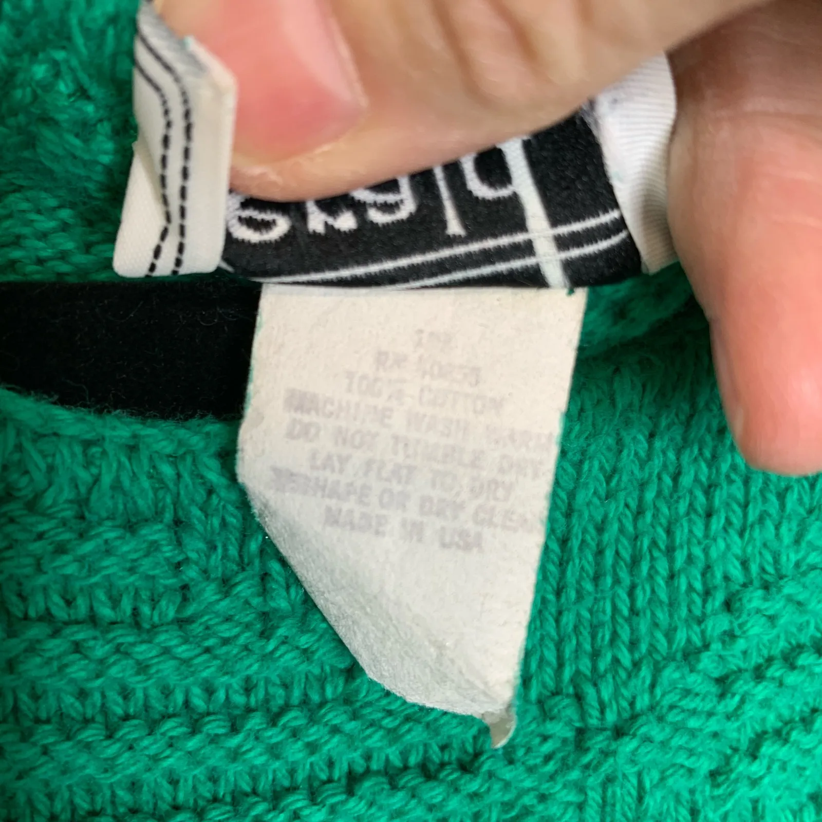 Vintage Herald House Green Cap Sleeve Sweater Textured Sz ? Small Size L - Image 7