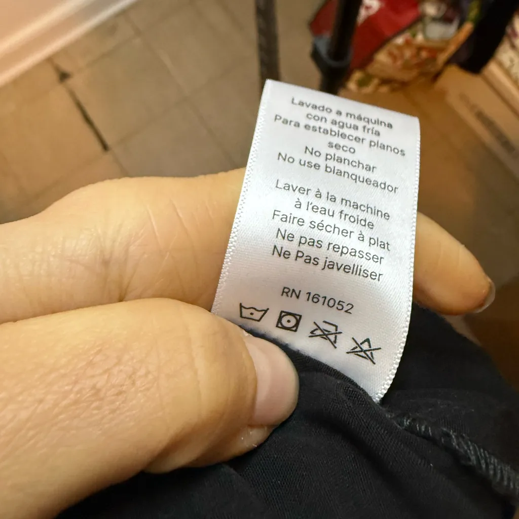 Good Alma Black Long Sleeve Maxi Shirt Dress Size XS - Image 4