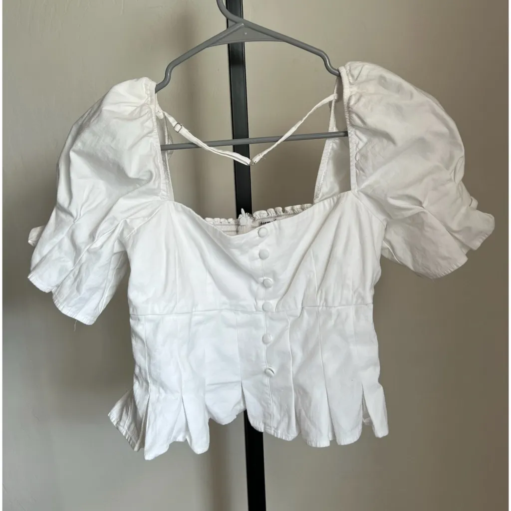 Reformation Talina White Top - Image 2