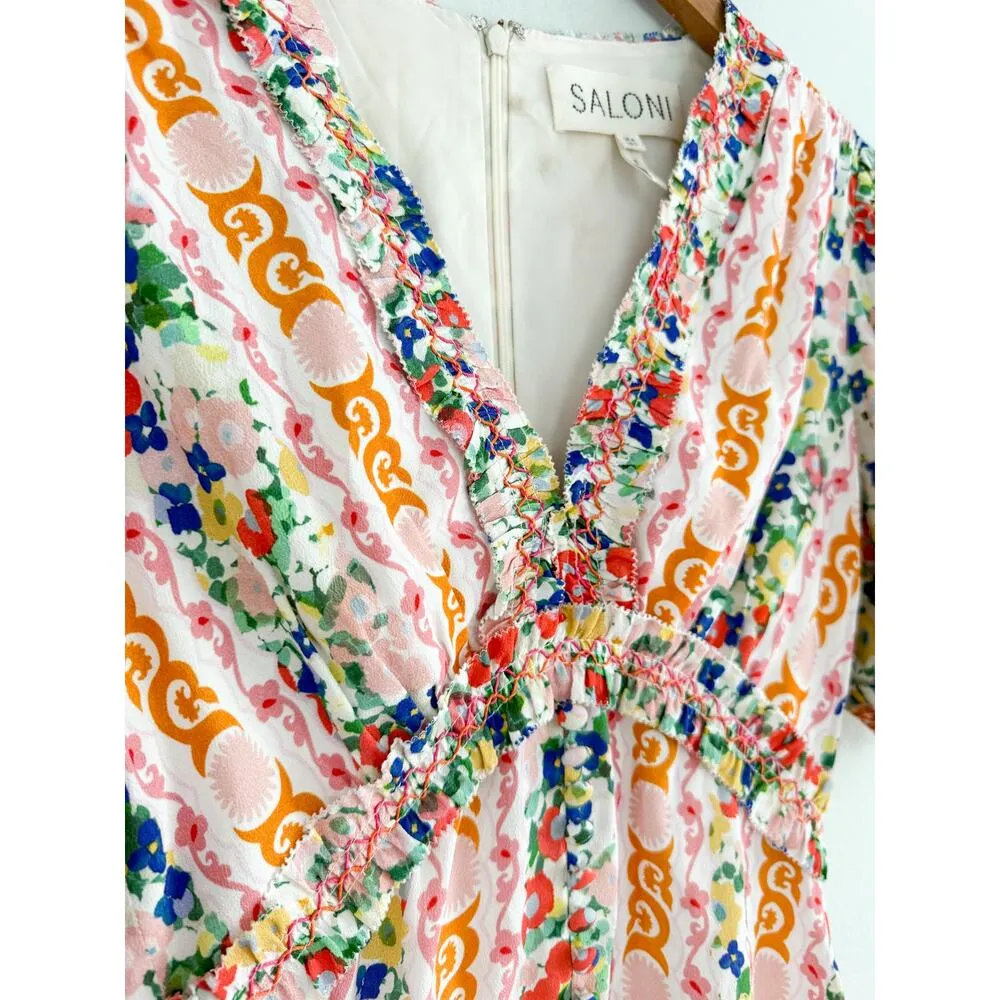 Saloni | Lea Smocked Floral - Image 6