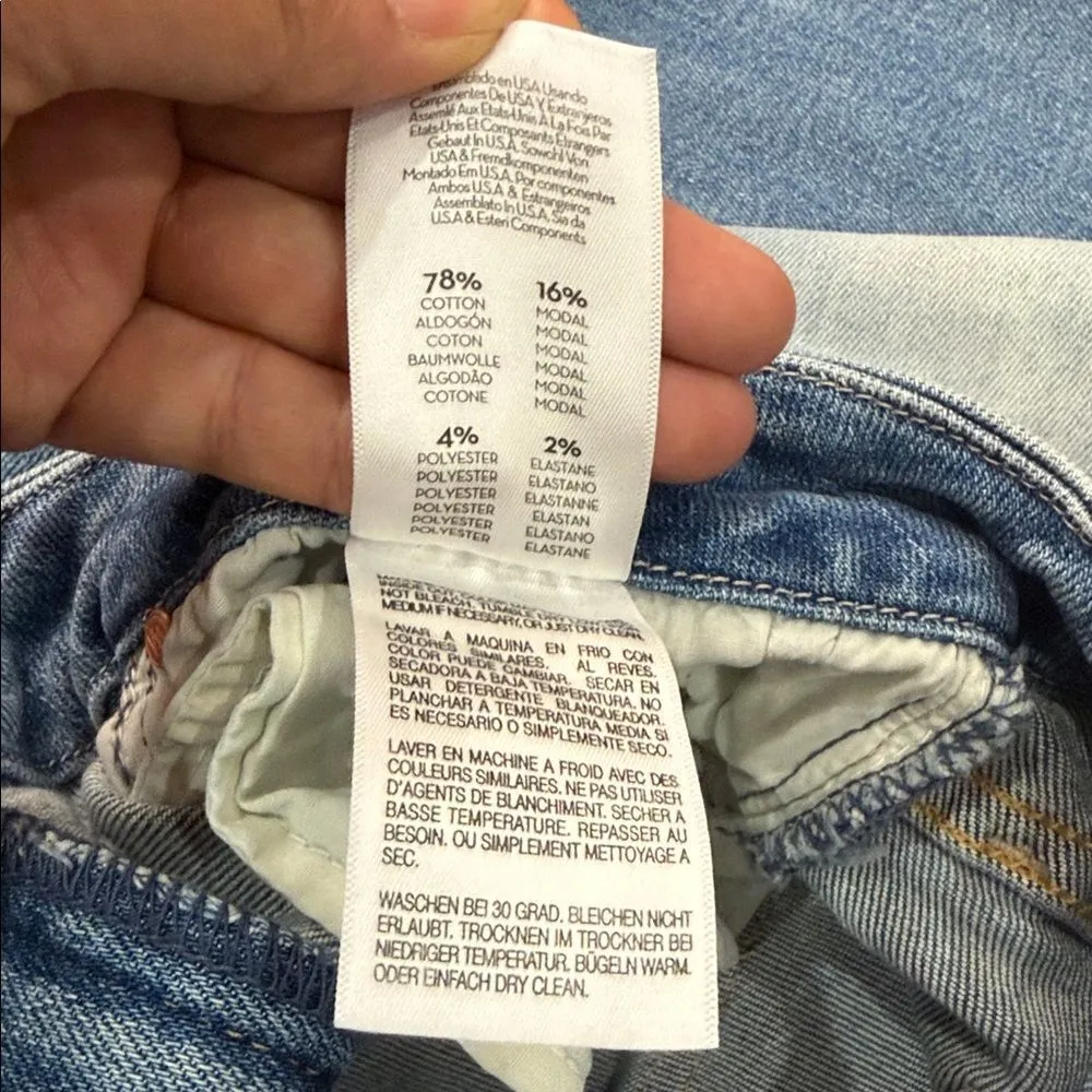 NWT MOTHER Women's The Roller Let’s Trip Wide - Image 15