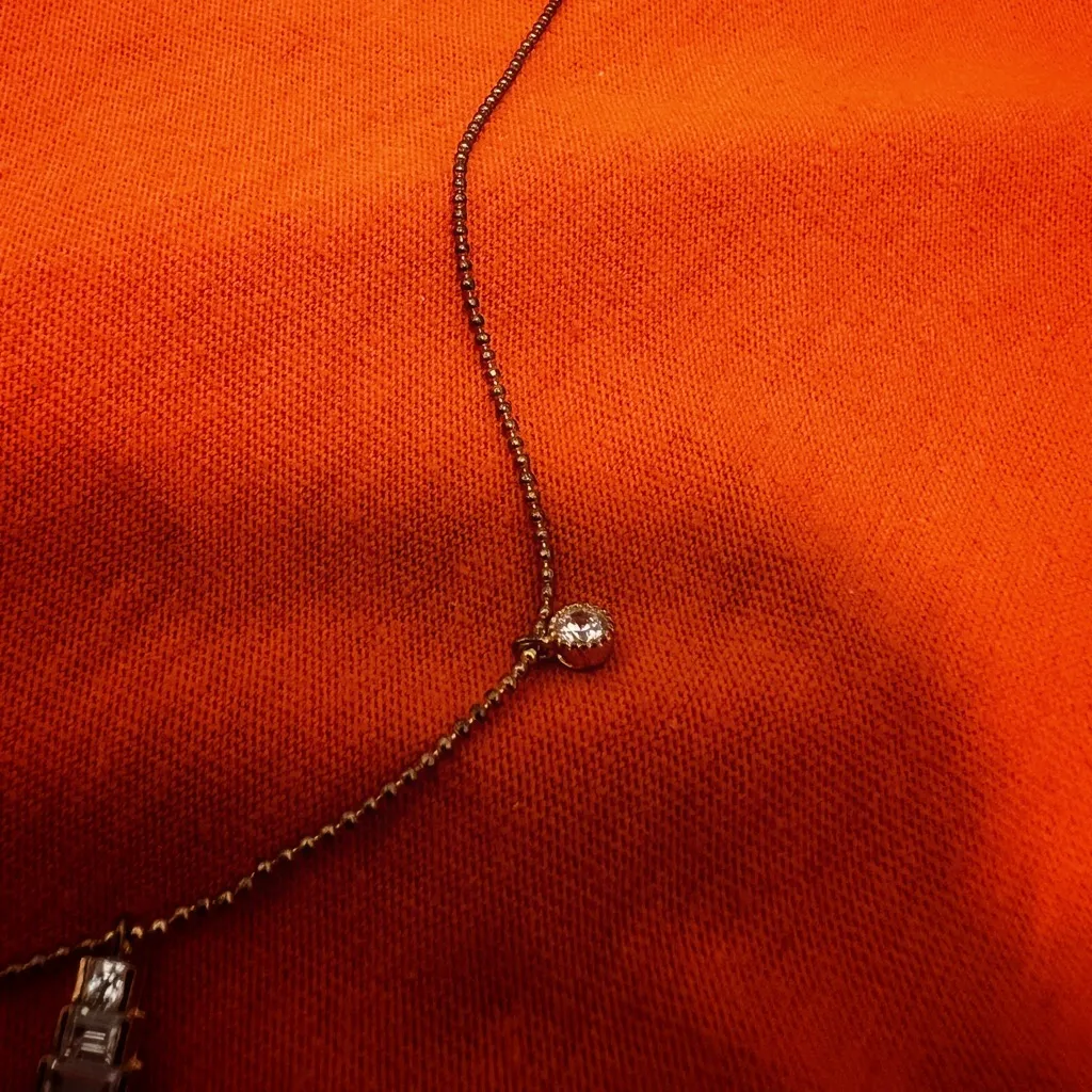 Necklace with five pendants - Image 4