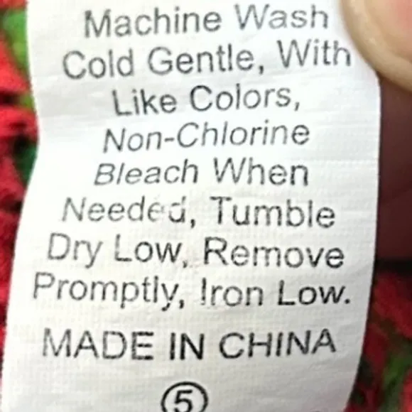 SHEIN Women‎ 14 Colorful Fringe Open Red Hand Woven Knit Cardigan Festive Boho - Image 7