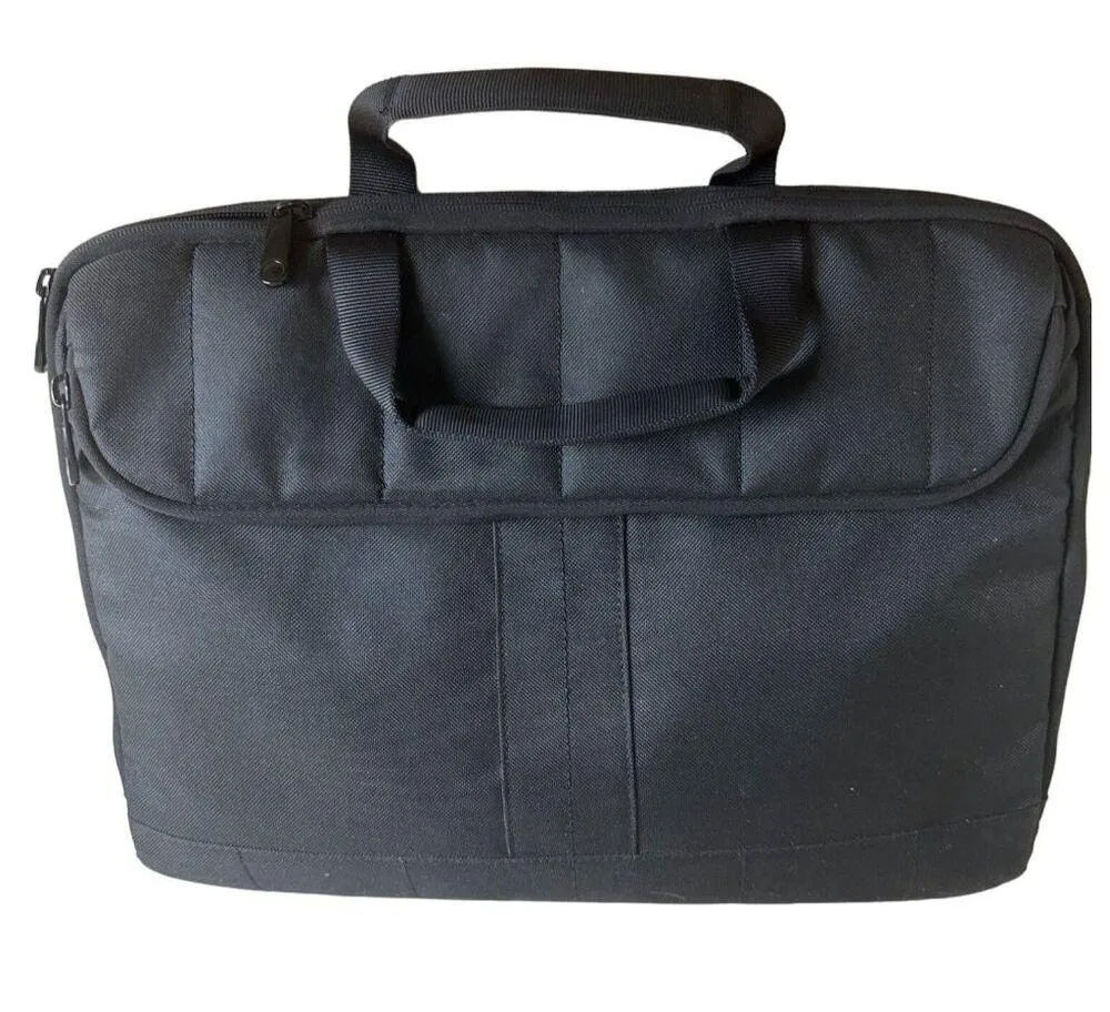 Unbranded Laptop, travel, work Bag With Handles & Zipper Closure Black Large - Image 2
