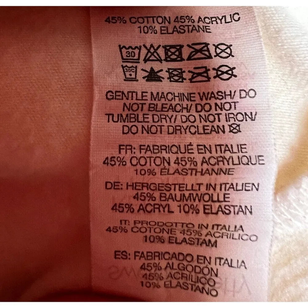 Sweaty Betty Funnel Neck Harmonise Luxe Sweatshirt Cream Women’s Size Medium - Image 10