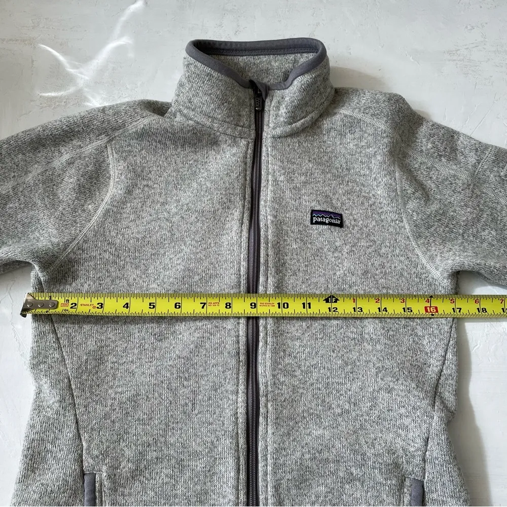 Women's Better Sweater Jacket Natural Grey Size S - Image 6