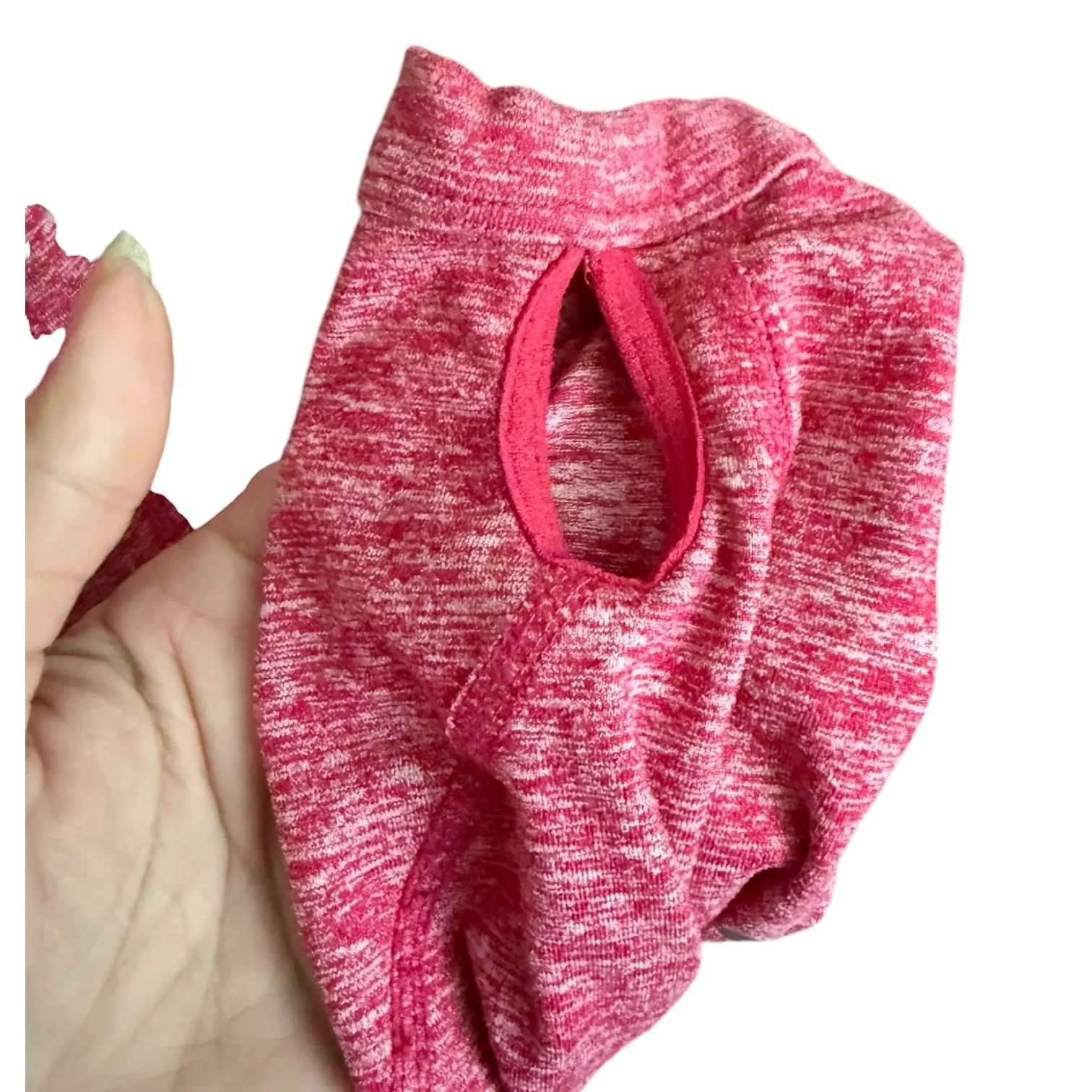 Nike Running Dri Fit Red Long Sleeve 1/4 Zip Pullover Size Large - Image 3