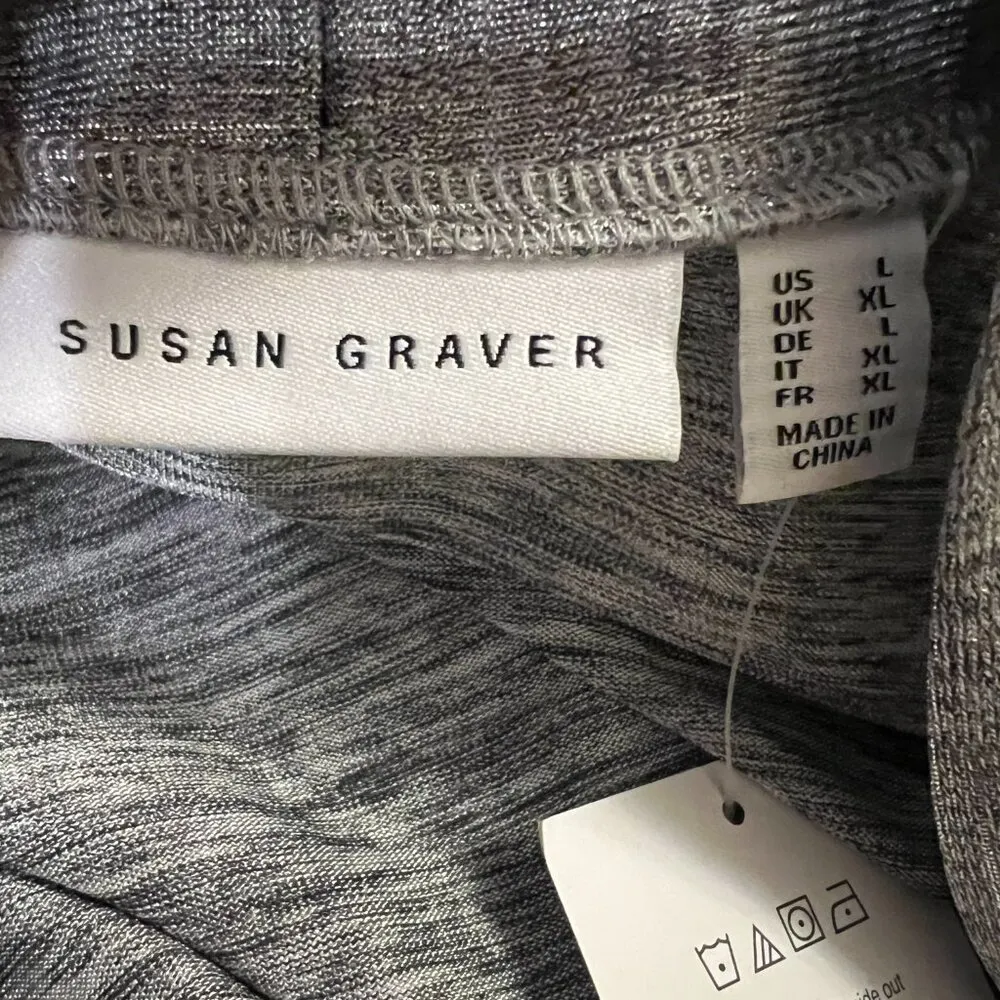 Susan Graver Festive Silver Tank Top & Jacket Set - Image 7