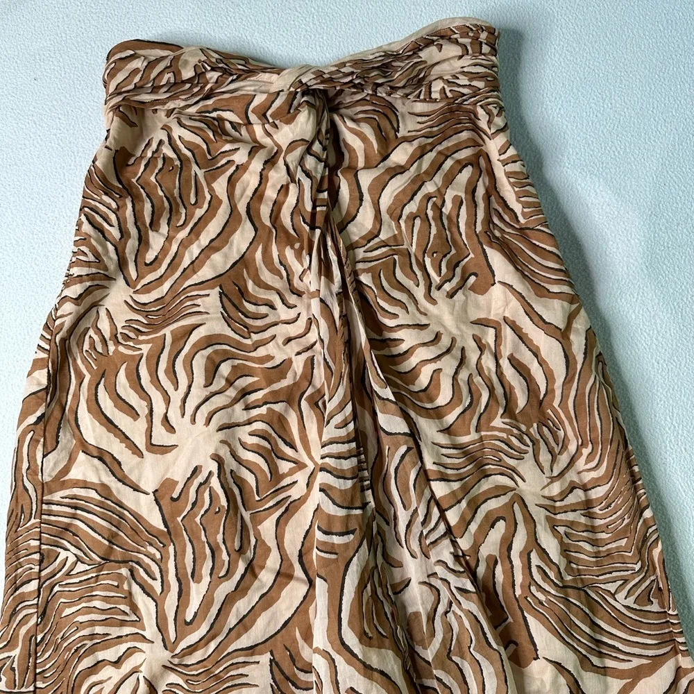 Scotch & Soda Organic cotton printed skirt with knot detail Combo A Multicolor - Image 5