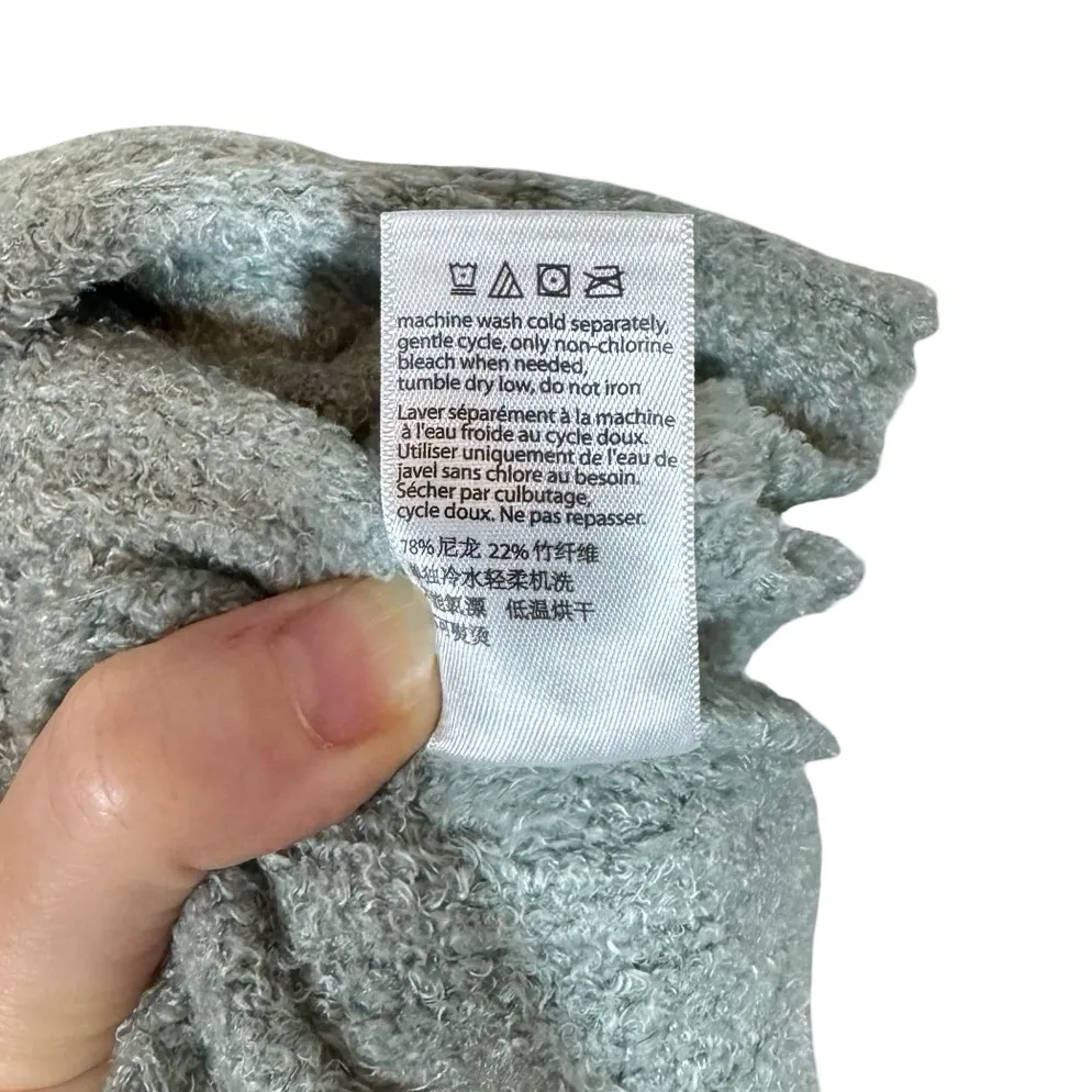 NWT Barefoot Dreams CozyChic Lite Ribbed Shrug Cardi in Meadow Green QVWCL1183 - Image 8