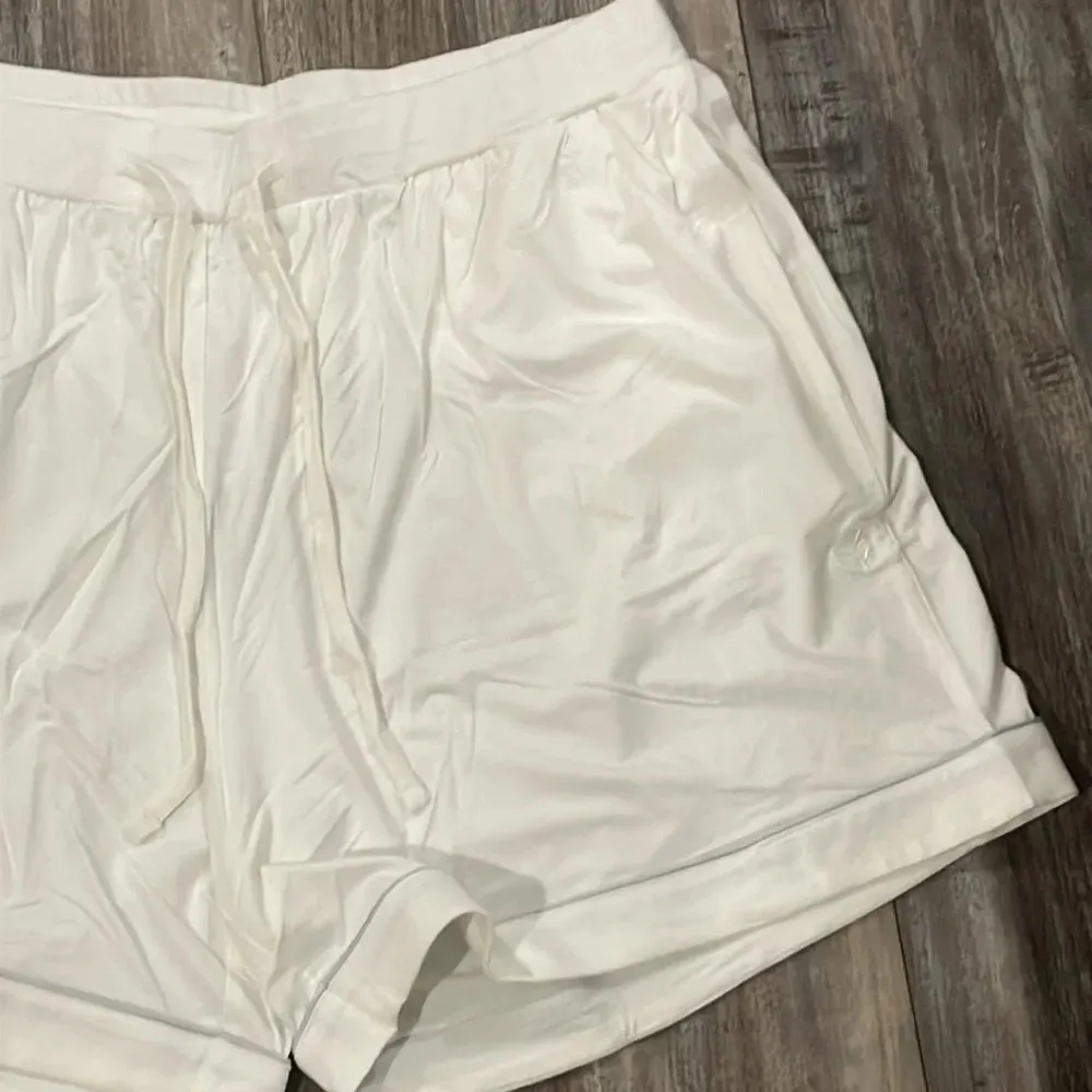 Cozy Earth Shorts Bamboo Pajama Bottoms in Ivory XXL NEW White - Image 8