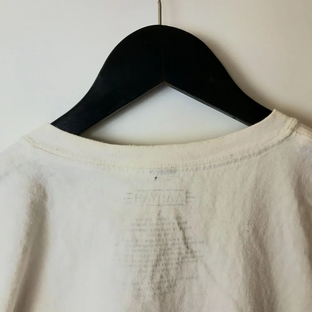 Aaliyah American Singer T Shirt RNB Princess Graphic Tee 100% Cotton White Large - Image 7