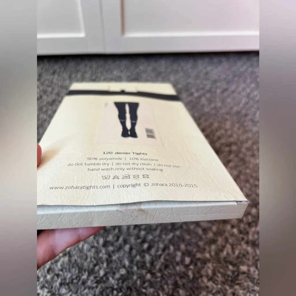 Zohara Art On‎ Tights Brand New In Package One Size Black With Skulls - Image 8