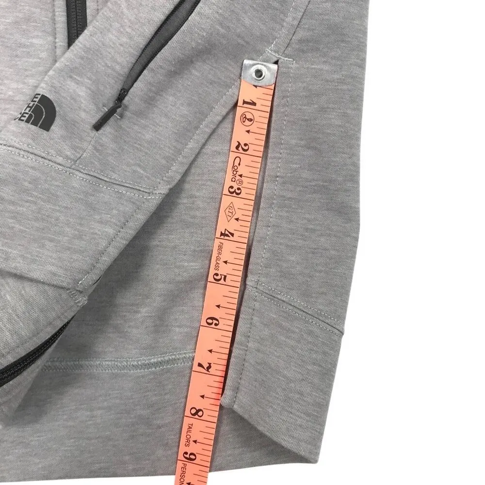 THE NORTH FACE Hooded Knit Full Zip Vest W's Sz M Gray Outdoor Cottage Travel - Image 14