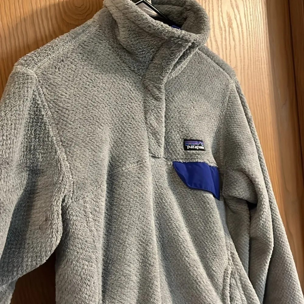 Patagonia Re-Tool Gray Snap-T Women's Pullover Medium‎ - Image 3