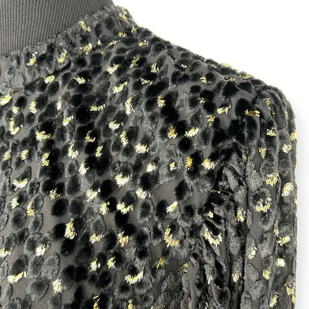 A.L.C. | NWT | Size 12 | Jane Metallic Flecked Burnout Texture Velvet Mini Dress - Image 5