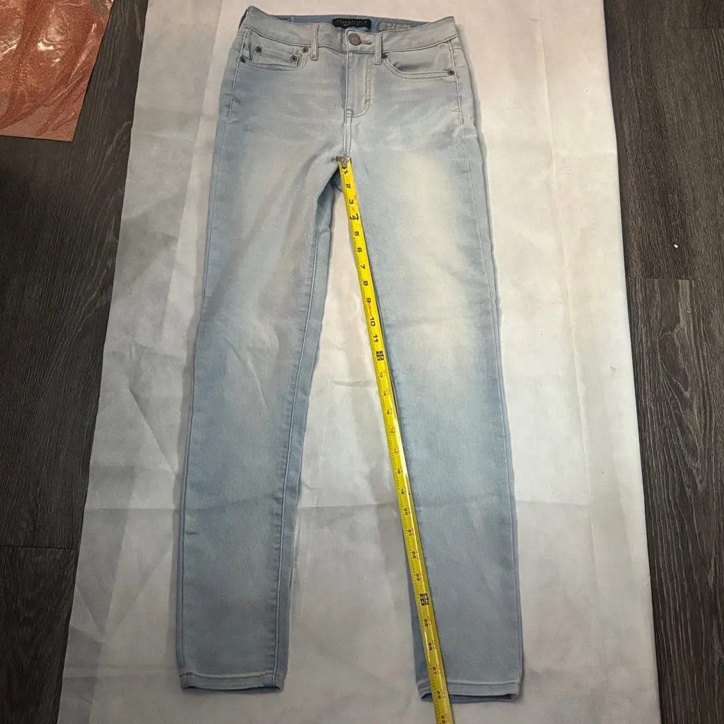 Aeropostale High Waisted Jegging Jean 0 Light Wash Casual Comfy Boho Streetwear - Image 7
