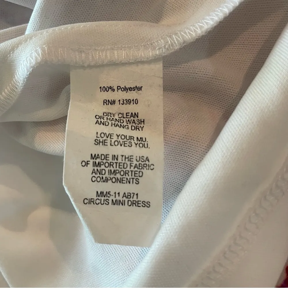 Show Me Your Mumu Circus Mini Dress in Pink Abrias Spaghetti Strap Small - Image 9