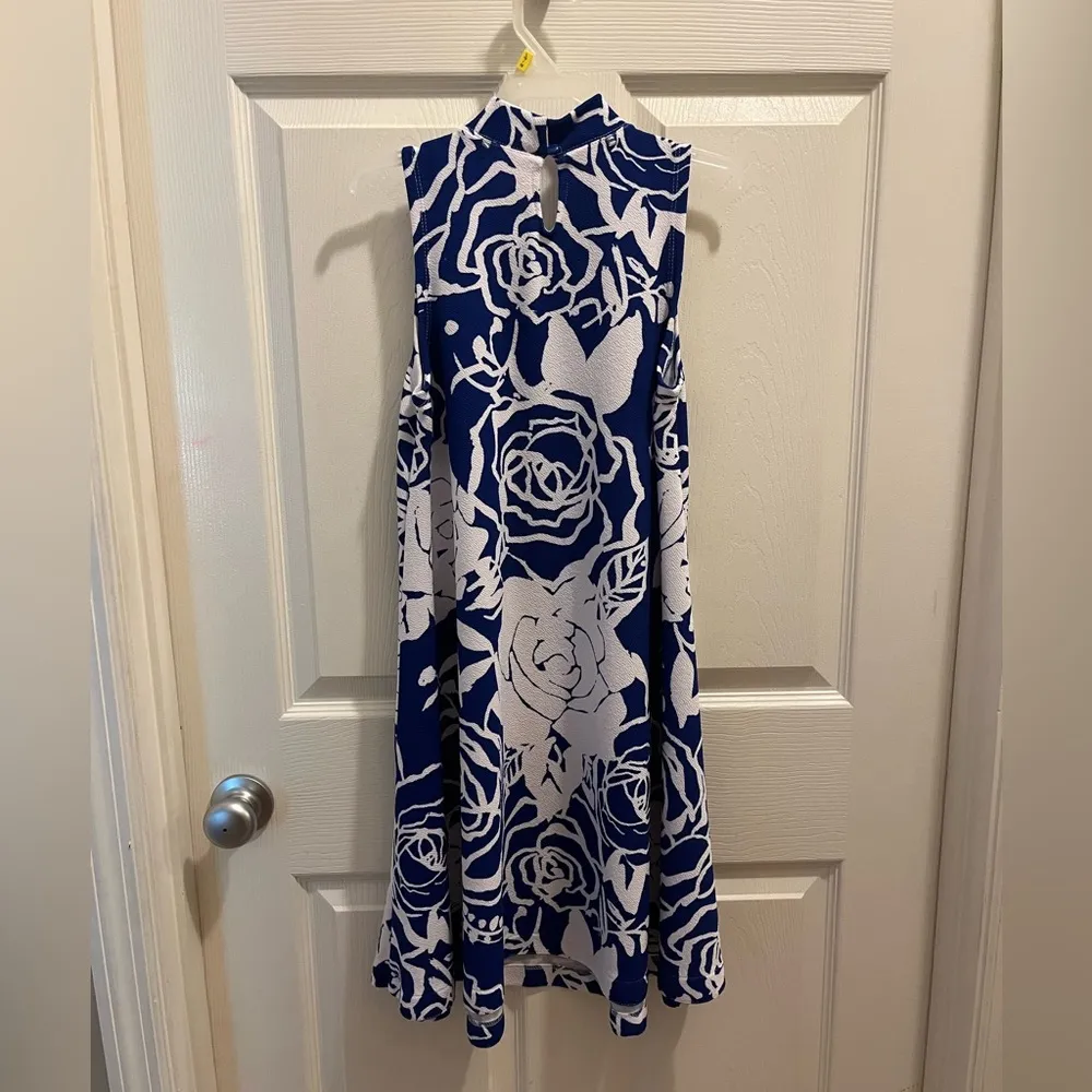 Blue and white dress. Worn once. - Image 2