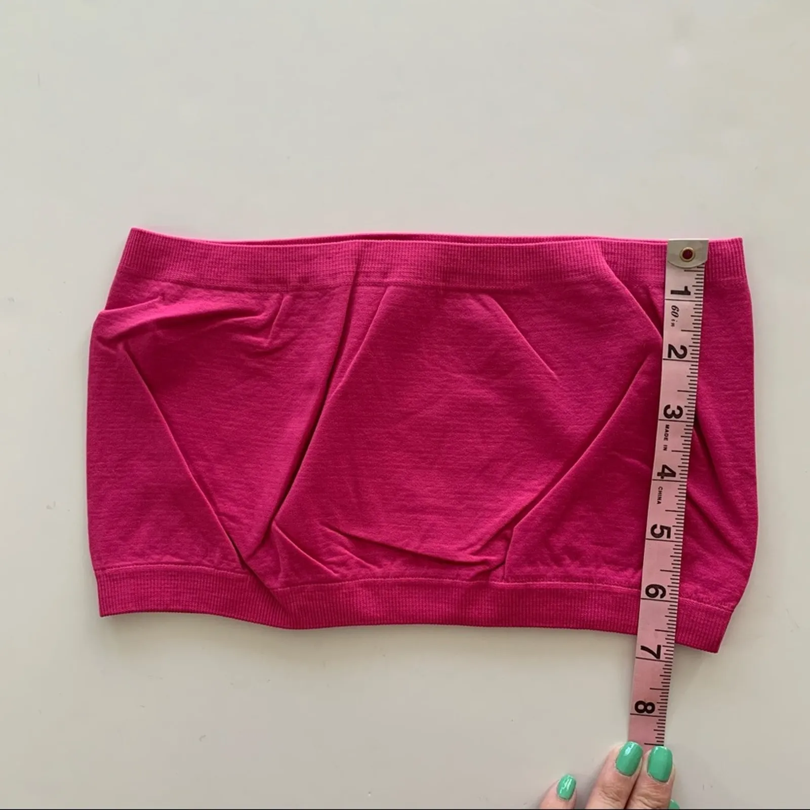 Boutique | Ziva Hot Pink Seamless Bandeau Bralette Two Piece Bundle OS - Image 4