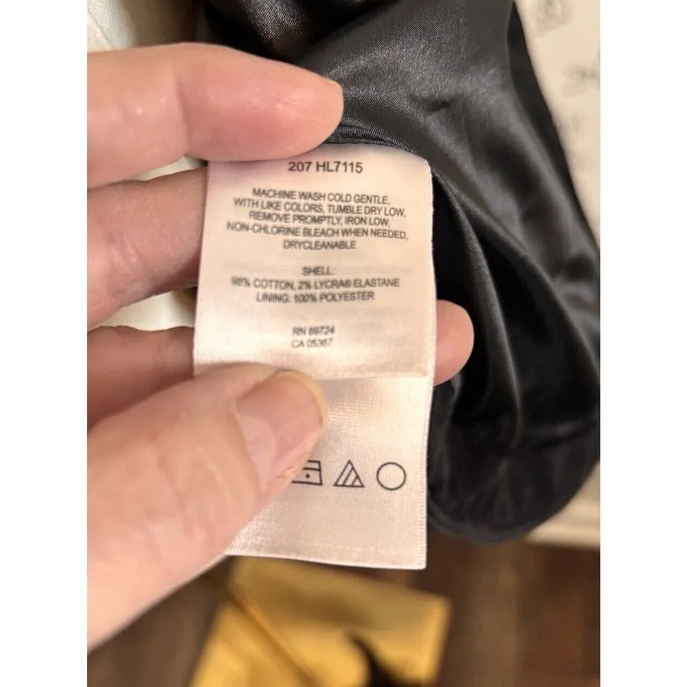 Vtg Columbia River Resort Jacket Black Velvet Soft Lined w Belted Waist Medium - Image 4