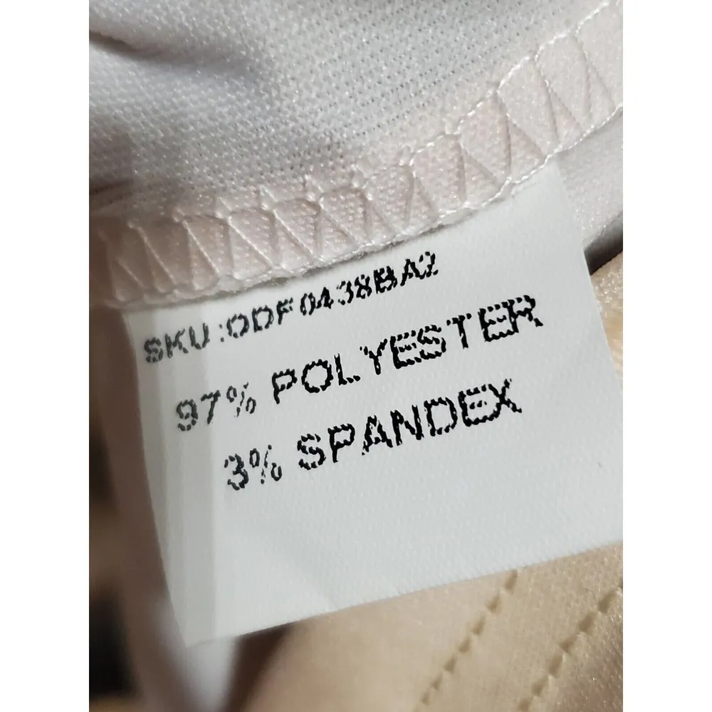 Chicme Beige Black Turn Down Collar Long Sleeve Casual Knee Length Dress Size M Size M - Image 10