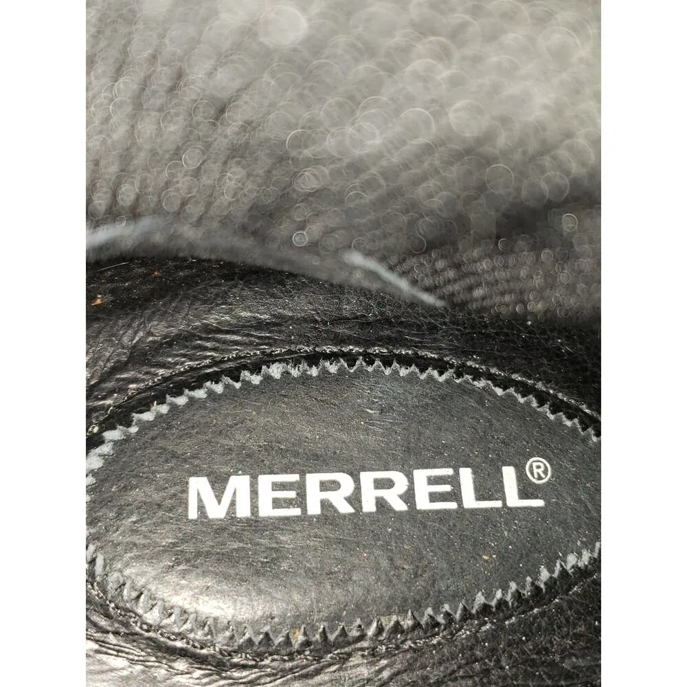 Espresso Merrell Ankle Boots Women's 6 Brown Suede Leather Round Toe Side Zipper - Image 5