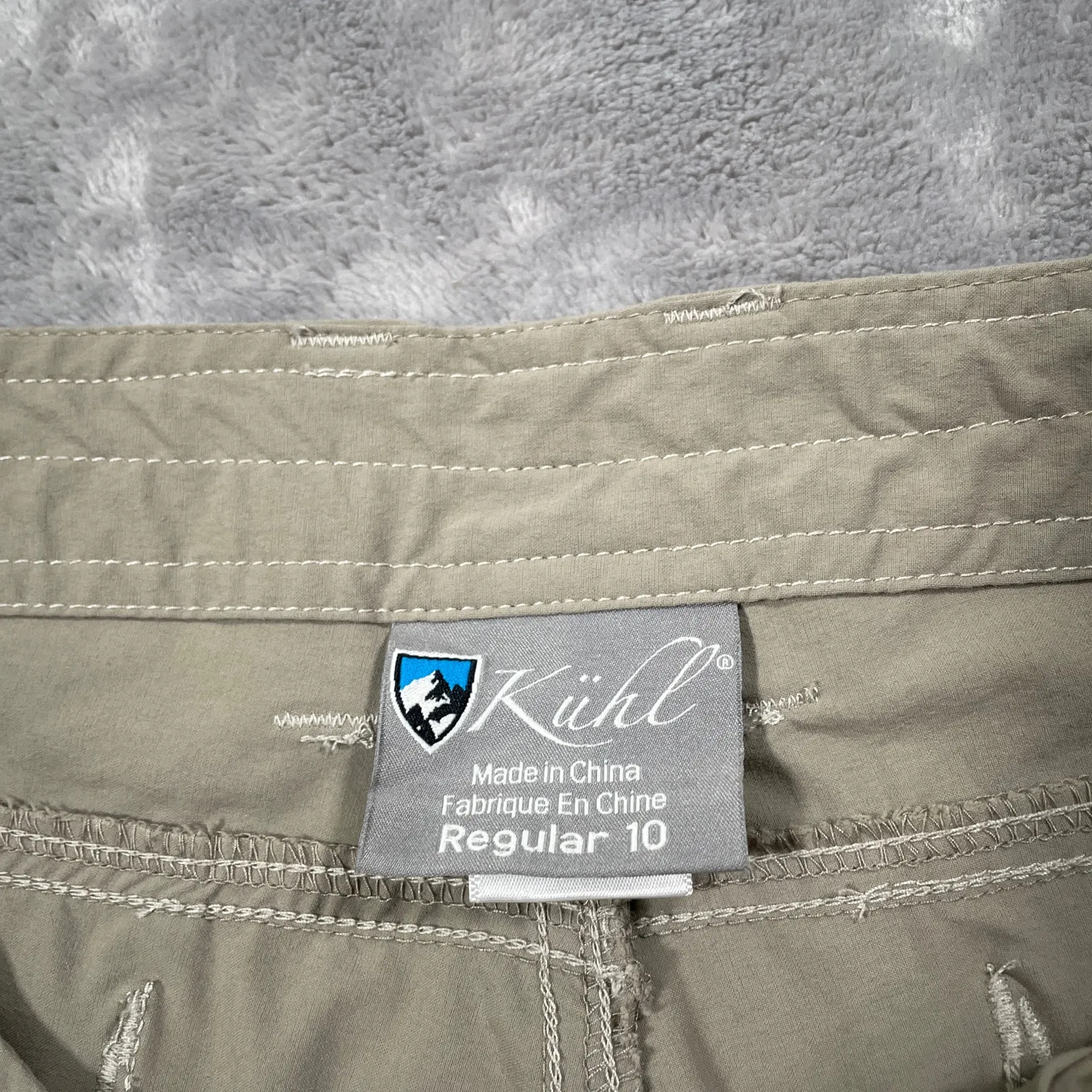 Kuhl Pants 10 Beige Cargo Hiking Outdoor Trekking Stretch Performance Cinch Leg - Image 3