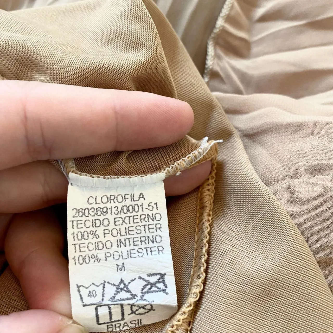 GIO Early 2000's Whimsygoth Babydoll Tan Cream Sequin Mesh Midi Dress M Size M - Image 8